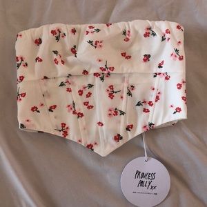 Princess Polly floral bustier